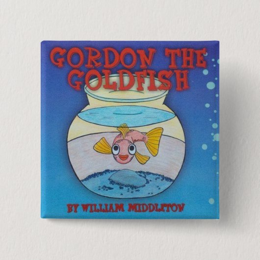 GORDON DER GOLDFISCH-KNOPF BUTTON (Vorderseite)