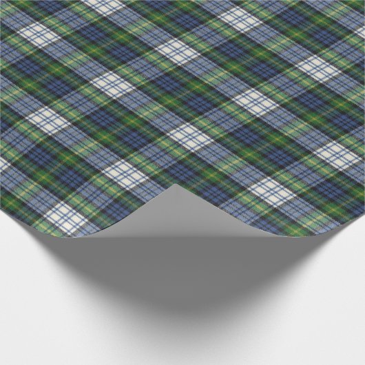 Gordon Dress Ancient Original Scottish Tartan Geschenkpapier (Ecke)