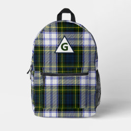 Gordon Dress Kariert Mit Monogramm Bedruckter Rucksack