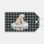 Gordon Dress Modern Scottish Clan Tartan Geschenkanhänger (Vorderseite (Horizontal))