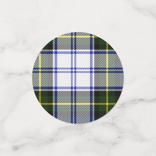 Gordon Dress Scottish Wedding Confetti Konfetti (Klein Vorderseite)