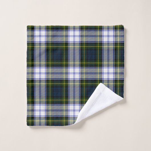 Gordon Dress Tartan Mit Monogramm Badetücher Set (Waschlappen)
