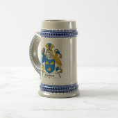 Gordon-Familienwappen Bierglas (Vorderseite Links)