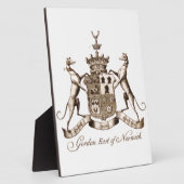 GORDON FAMILIENWAPPEN FOTOPLATTE (Seite)