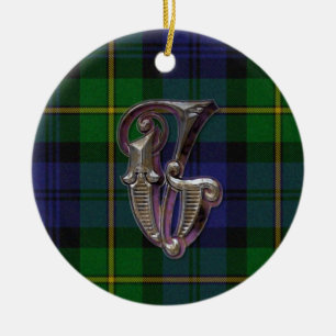 Gordon Kariert Monogram Ornament