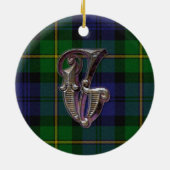 Gordon Kariert Monogram Ornament (Hinten)