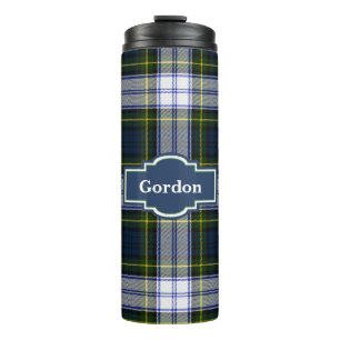 Gordon-Kleiderkarierte kundenspezifische Thermosbecher