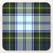 Gordon-Kleiderkarierte PapierUntersetzer Rechteckiger Pappuntersetzer (Vorderseite)