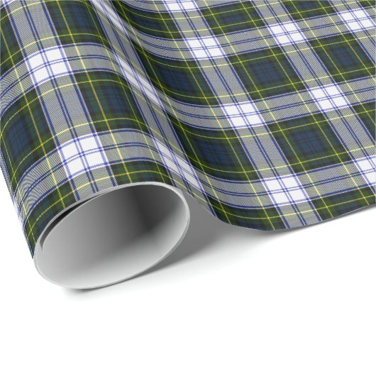 Gordon-Kleiderschottischer Tartan-kariertes Geschenkpapier (Rolleneckpunkt)