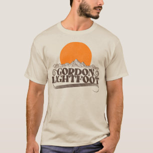 Gordon Lightfoot Rising Sun Klassischer Folk-Sänge T-Shirt