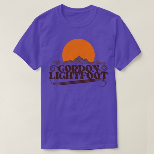 Gordon Lightfoot Rising Sun T-Shirt (Design vorne)