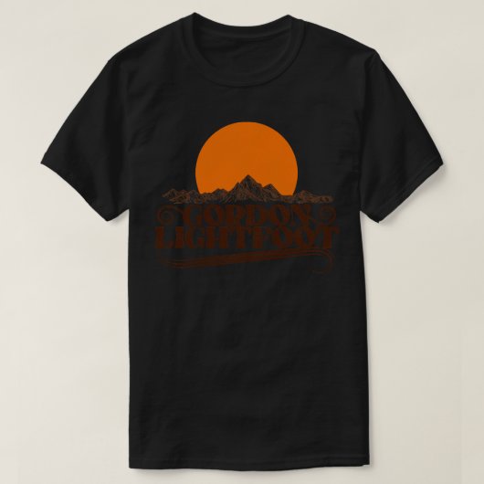 Gordon Lightfoot Rising Sun T-Shirt (Design vorne)