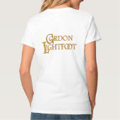 Gordon Lightfoot | Tribut an den Legenden T-Shirt (Rückseite)