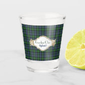 Gordon Original Scottish Clan Tartan Schnapsglas (Vorderseite)