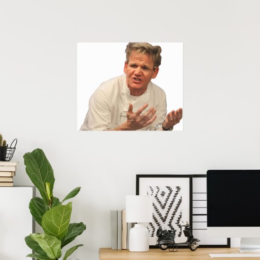 Gordon Ramsay Poster (Heimbüro)