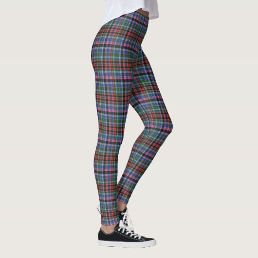 Gordon Red Ancient Original Scottish Tartan Leggings (Rechts)