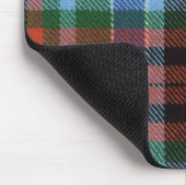 Gordon roter alter Tartan Mousepad (Ecke)