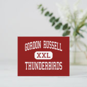 Gordon Russell - Thunderbirds - Middle - Gresham Postkarte (Stehend Vorderseite)