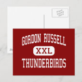 Gordon Russell - Thunderbirds - Middle - Gresham Postkarte (Vorne/Hinten)