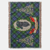 Gordon Scottie Dog Christmas Decke (Vorderseite Vertikal)