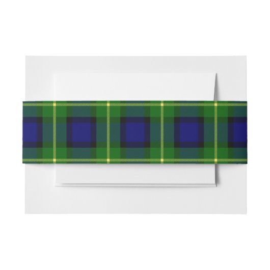 Gordon Scottish Tartan Belly Band (Vorderseite Beispiel)