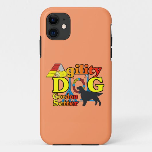 Gordon Setter Agility Case-Mate iPhone Hülle (Rückseite)