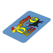 Gordon Setter Agility Magnet (Linke Seite)