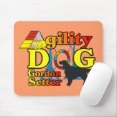 Gordon Setter Agility Shirts Geschenke Mousepad (Mit Mouse)