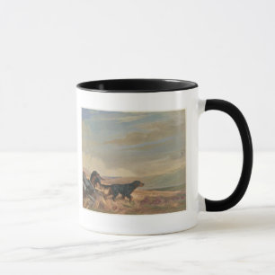 Gordon Setter Antiquitätendrucker Keramik Tasse