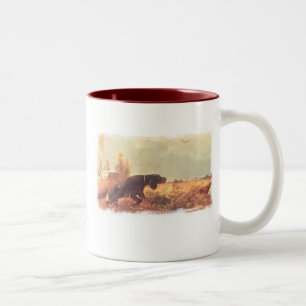 Gordon-Setter auf zweifarbige Keramik-Tasse Tasse