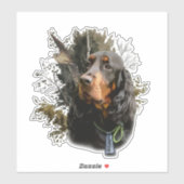 Gordon Setter Aufkleber (Blatt)