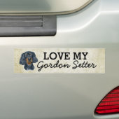 Gordon Setter Autoaufkleber (Auf Auto)