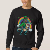 Gordon Setter Beer Dino Rex Horn Rainbow Sweatshirt (Vorderseite)