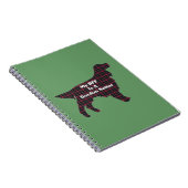 Gordon Setter BESTE FREUNDIN Notizblock (Rechte Seite)