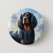 Gordon Setter Button (Vorderseite)