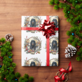 Gordon Setter Christmas Joy – Seasonal Dog Art Geschenkpapier