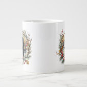 Gordon Setter Christmas Joy – Seasonal Dog Art Jumbo-Tasse (Vorderseite)