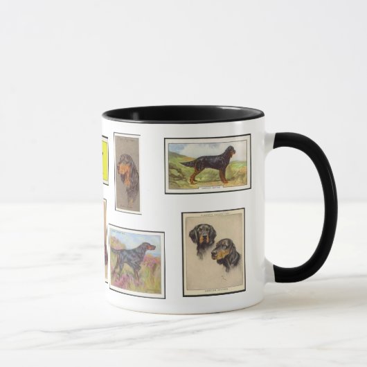 Gordon Setter Cigarette Cards Keramik Tasse (Rechts)