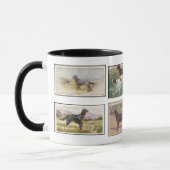 Gordon Setter Cigarette Cards Keramik Tasse (Links)