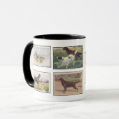 Gordon Setter Cigarette Cards Keramik Tasse (Vorderseite Links)