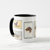 Gordon Setter Cigarette Cards Keramik Tasse (Vorderseite Links)