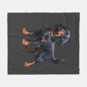 Gordon Setter Classic T-Shirt Fleecedecke (Vorderseite (Horizontal))