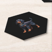 Gordon Setter Classic T - Shirt Untersetzer (angewinkelt)