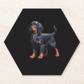 Gordon Setter Classic T - Shirt Untersetzer (Vorderseite)