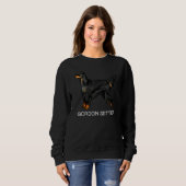 Gordon Setter Crazy Dog Sweatshirt (Vorne ganz)