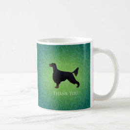 Gordon Setter Danke Silhouette Kaffeetasse