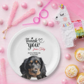 Gordon Setter Dog Hochzeitempfang Pappteller (Party)