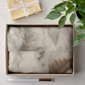 Gordon Setter Dog in einer schneesicheren Winterla Seidenpapier (Geschenk)