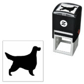 Gordon Setter Dog Rasse Silhouette Permastempel (Beispiel)