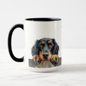 Gordon Setter Dog Tasse (Links)
